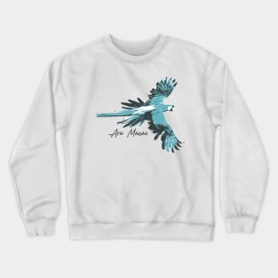 Ara Macao Bird Illustration Crewneck Sweatshirt